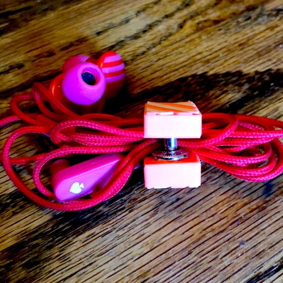 kate spade Headphones Kate Spade Ear Buds Used Once Poshmark